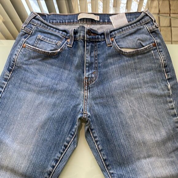 Levi’s 515 jeans 8 sc flip pockets boot cut medium blue wash stretchy - Picture 9 of 16